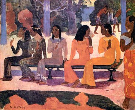 Paul Gauguin Ta Matete oil painting picture